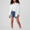 Kids Low Rise Y2K Denim Shortie Shorts