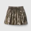 Kids Metallic Pleated Skirt