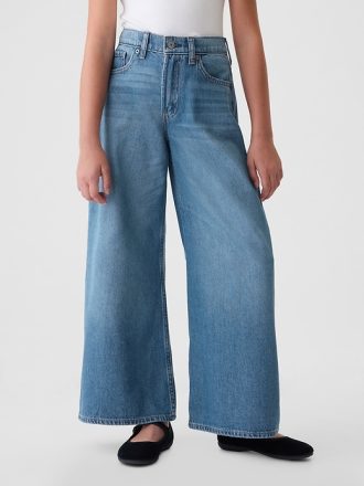 Kids Mid Rise Baggy Jeans
