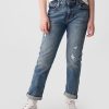 Kids Mid Rise Girlfriend Jeans