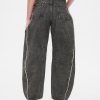 Kids Mid Rise Horseshoe Jeans