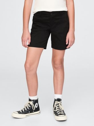 Kids Mid Rise Uniform Bermuda Shorts