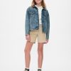 Kids Mid Rise Uniform Bermuda Shorts
