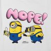 Kids Minions Nope Graphic Boxy Crop Tee