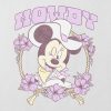 Kids Minnie Mouse Cowgirl Floral Graphic Boxy Crop T-Shirt