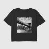 Kids New York Bridge Graphic Boxy Crop Tee