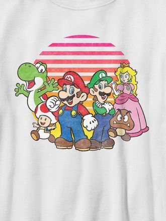 Kids Nintendo Super Mario Sunrise Tee