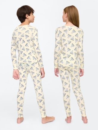 Kids Organic Brushed Cotton PJ Set