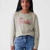 Kids Organic Cotton Sequin Barbie T-Shirt