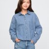 Kids Oversized Denim Shirt