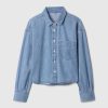 Kids Oversized Denim Shirt
