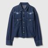 Kids Oversized Denim Western Shirt