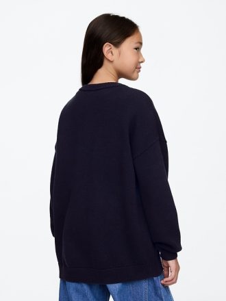 Kids Oversized Tunic Sweater