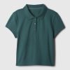 Kids Pique Cropped Polo Shirt