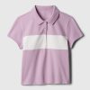 Kids Pique Cropped Polo Shirt