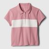 Kids Pique Cropped Polo Shirt