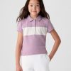 Kids Pique Cropped Polo Shirt
