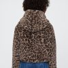 Kids Recycled Leopard Faux Fur Jacket