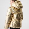 Kids Recycled Metallic Puffer Jacket