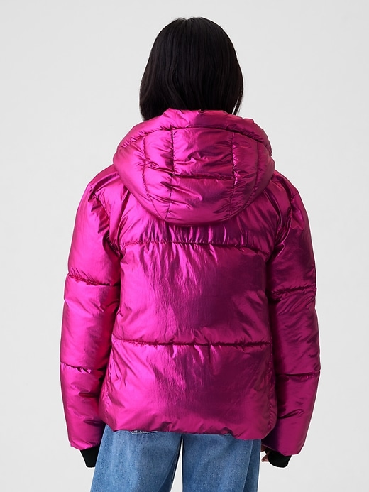 Kids Recycled Metallic Puffer Jacket Kids Recycled Metallic Puffer Jacket