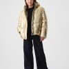 Kids Recycled Metallic Puffer Jacket