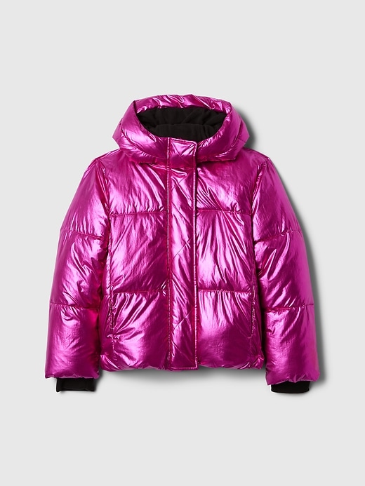 Kids Recycled Metallic Puffer Jacket Kids Recycled Metallic Puffer Jacket