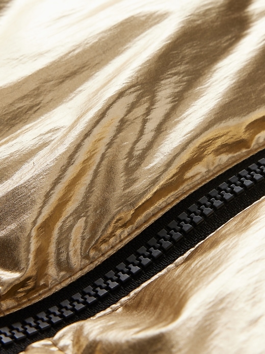 Kids Recycled Metallic Puffer Vest Kids Recycled Metallic Puffer Vest