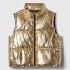 Kids Recycled Metallic Puffer Vest Kids Recycled Metallic Puffer Vest