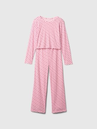 Kids Recycled Pointelle PJ Set