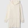 Kids Recycled Sherpa Logo Hoodie Robe