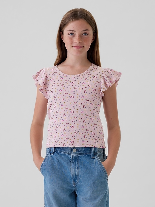 Kids Rib Flutter T-Shirt Kids Rib Flutter T-Shirt