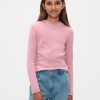 Kids Rib Mockneck T-Shirt