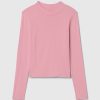 Kids Rib Mockneck T-Shirt