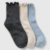 Kids Shimmer Crew Socks (3-Pack)