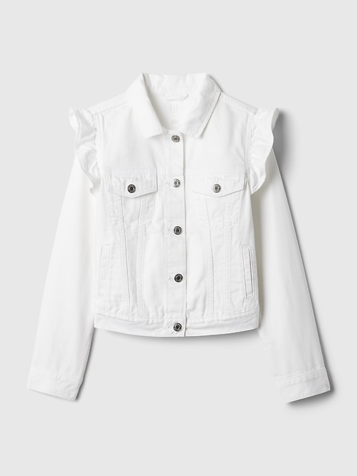 Kids Ruffle Denim Jacket Kids Ruffle Denim Jacket