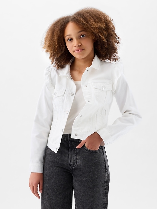 Kids Ruffle Denim Jacket Kids Ruffle Denim Jacket