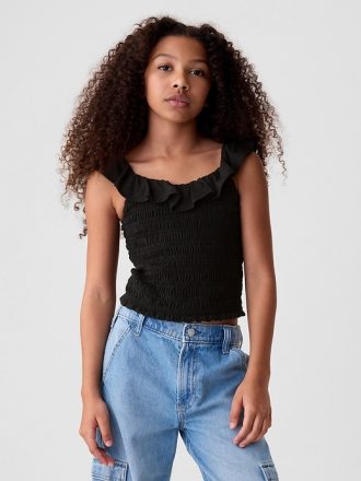 Kids Ruffle Smocked Tank Top