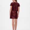 Kids Sequin Velvet Mini Skirt
