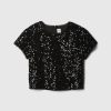 Kids Sequin Velvet Top
