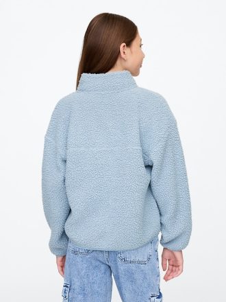 Kids Sherpa Half-Zip Pullover