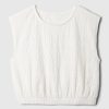 Kids Smocked Cropped Muscle Tank Top Kids Smocked Cropped Muscle Tank Top
