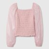 Kids Smocked Puff Sleeve Top