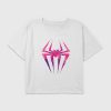 Kids SpiderMan Spiderverse Boxy Crop Tee