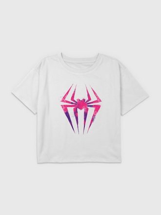 Kids SpiderMan Spiderverse Boxy Crop Tee