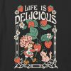 Kids Strawberry Shortcake Life Is Delicious Graphic Boxy Crop Tee