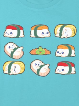 Kids Sushi Graphic Boxy Crop Tee