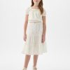 Kids Tiered Eyelet Skirt