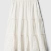 Kids Tiered Eyelet Skirt