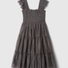 Kids Tiered Tulle Midi Dress