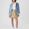 Kids Uniform Pleated Khaki Skort